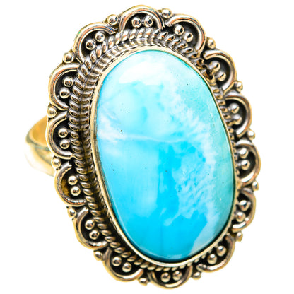 Larimar Rings handcrafted by Ana Silver Co - RING118587 - Photo 2