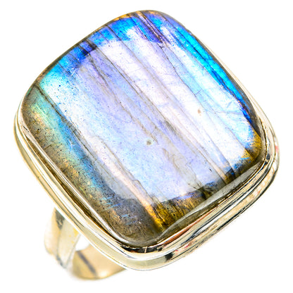 Labradorite Rings handcrafted by Ana Silver Co - RING118588 - Photo 2