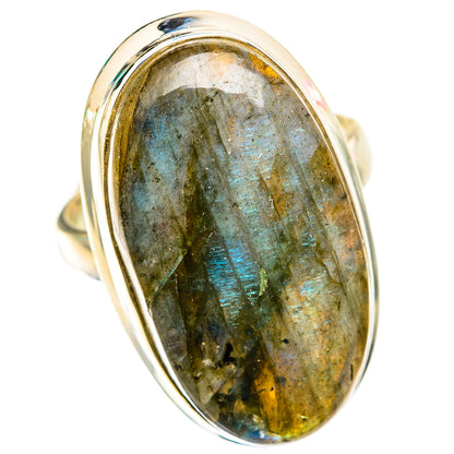 Labradorite Rings handcrafted by Ana Silver Co - RING118600 - Photo 2