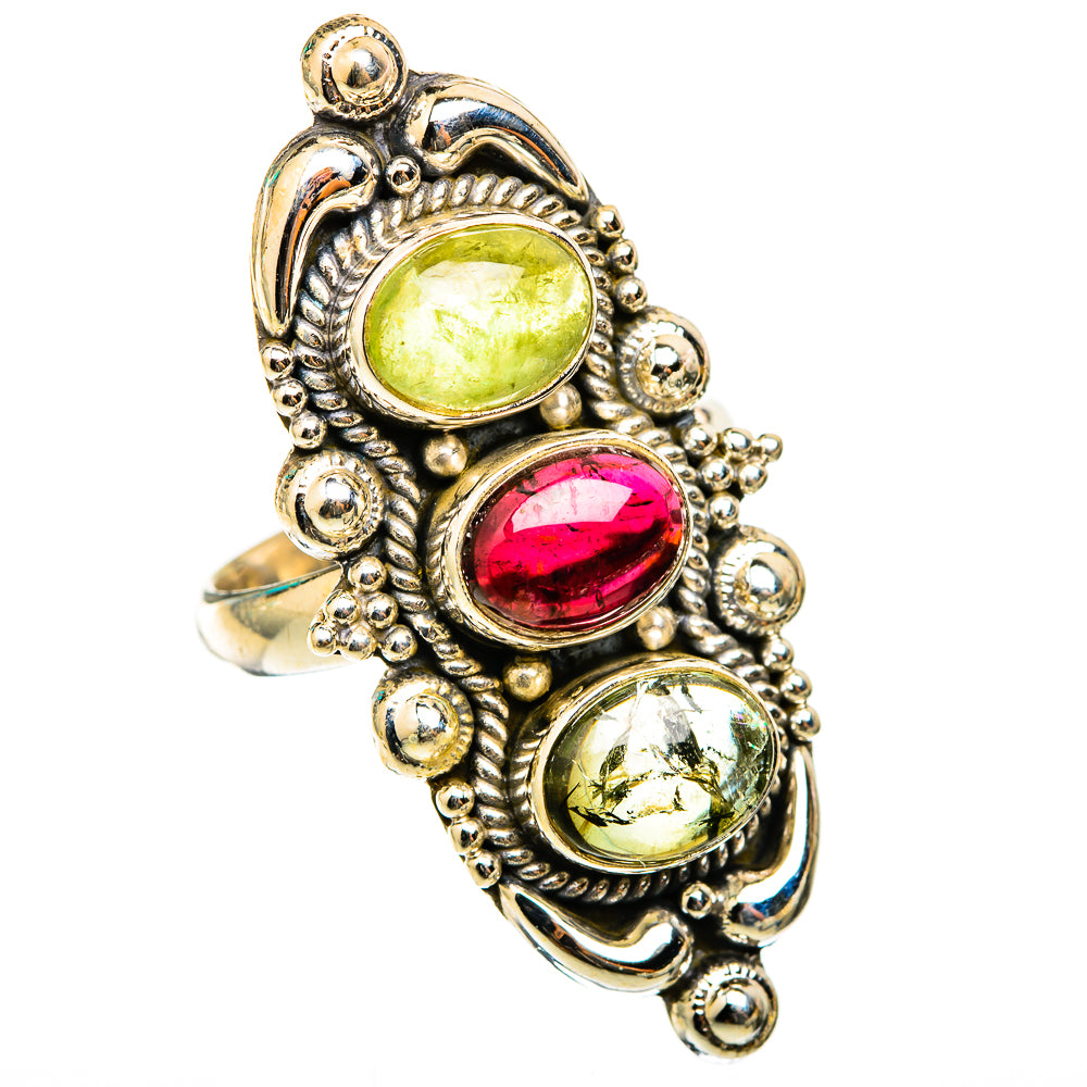 Tourmaline Rings handcrafted by Ana Silver Co - RING118603 - Photo 2