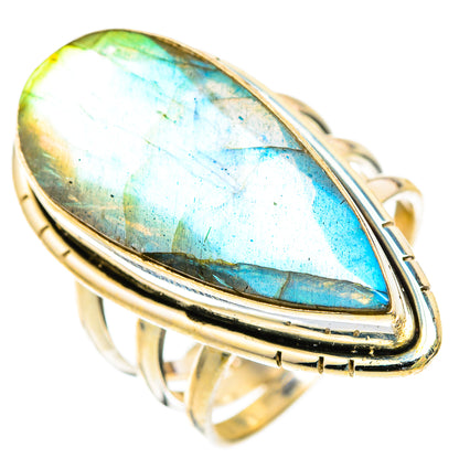 Labradorite Rings handcrafted by Ana Silver Co - RING118606 - Photo 2
