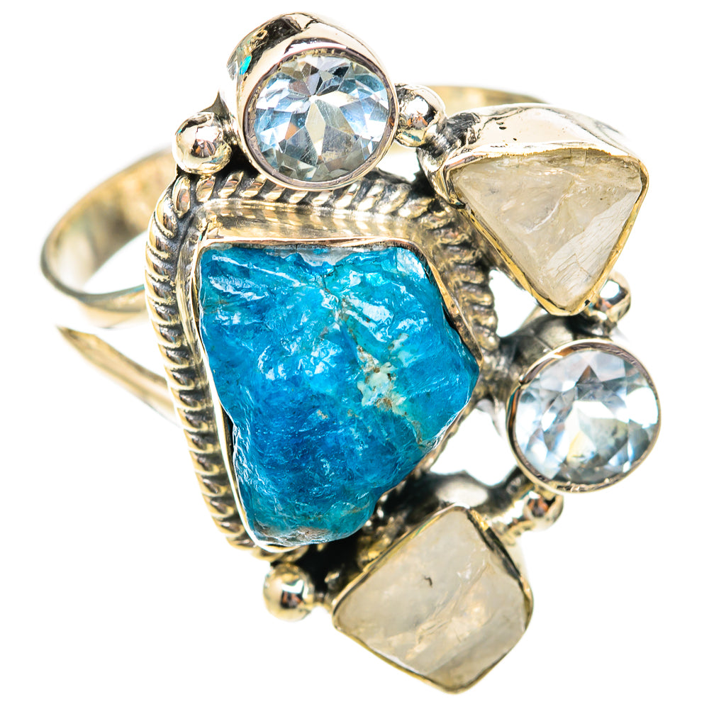 Apatite Rings handcrafted by Ana Silver Co - RING118607 - Photo 2
