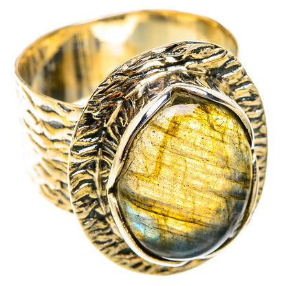 Labradorite Rings handcrafted by Ana Silver Co - RING118609 - Photo 2
