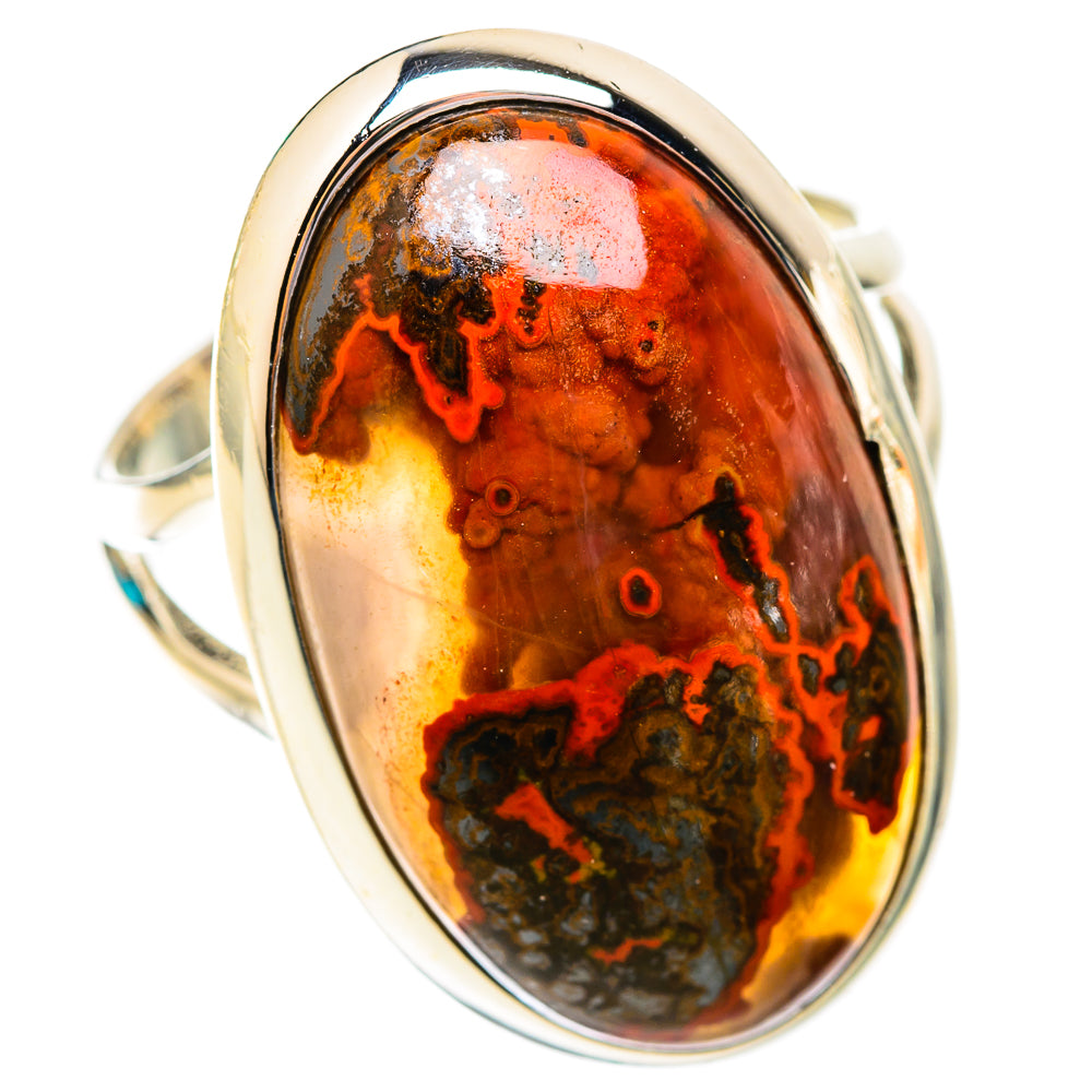 Moroccan Agate Rings handcrafted by Ana Silver Co - RING118614 - Photo 2