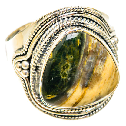 Ocean Jasper Rings handcrafted by Ana Silver Co - RING118626 - Photo 2
