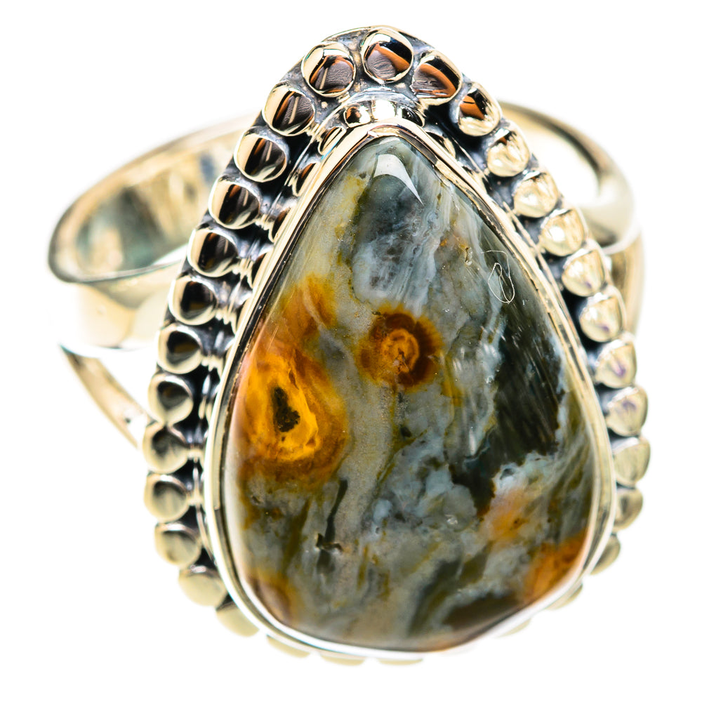 Ocean Jasper Rings handcrafted by Ana Silver Co - RING118627 - Photo 2
