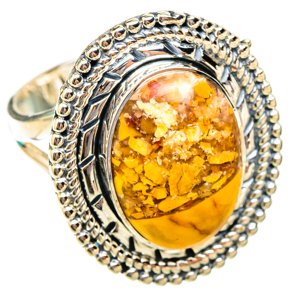 Brecciated Mookaite Rings handcrafted by Ana Silver Co - RING118643 - Photo 2