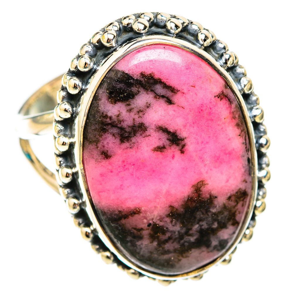 Rhodonite Rings handcrafted by Ana Silver Co - RING118646 - Photo 2