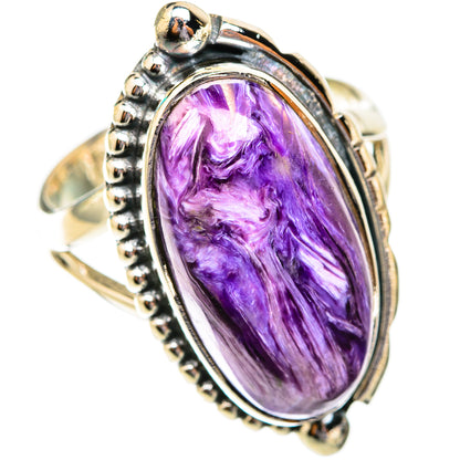 Charoite Rings handcrafted by Ana Silver Co - RING118648 - Photo 2