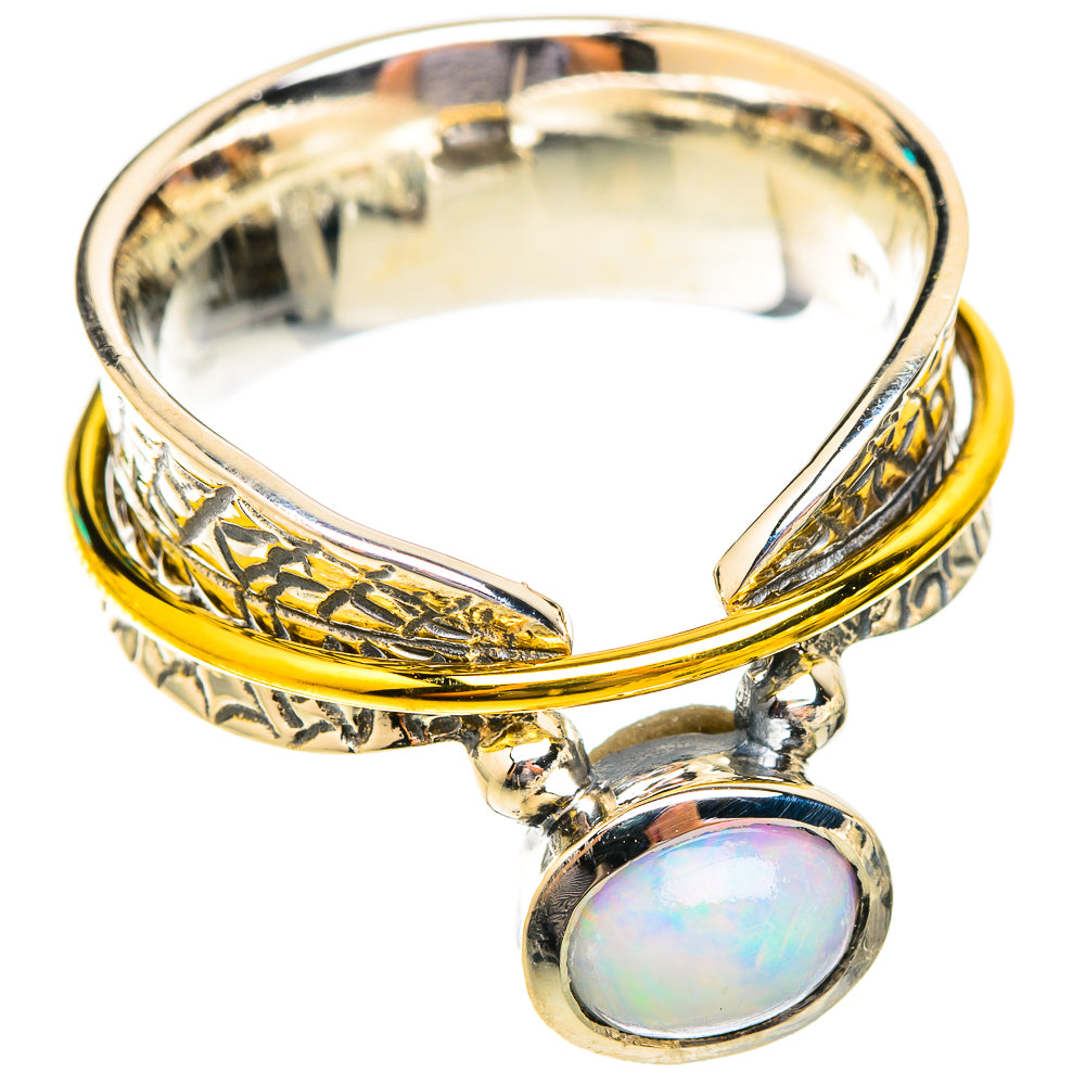 Ethiopian Opal Rings handcrafted by Ana Silver Co - RING118656 - Photo 2