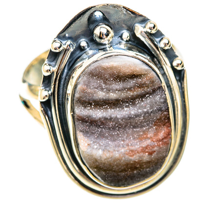 Desert Druzy Rings handcrafted by Ana Silver Co - RING118658 - Photo 2