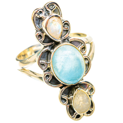 Aquamarine Rings handcrafted by Ana Silver Co - RING118661 - Photo 2