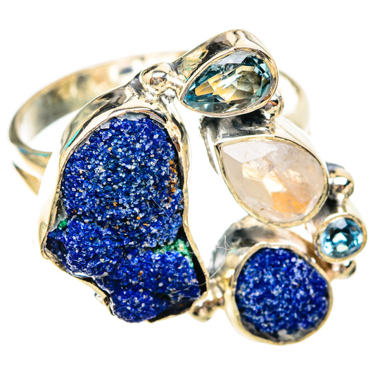 Azurite Rings handcrafted by Ana Silver Co - RING118663 - Photo 2