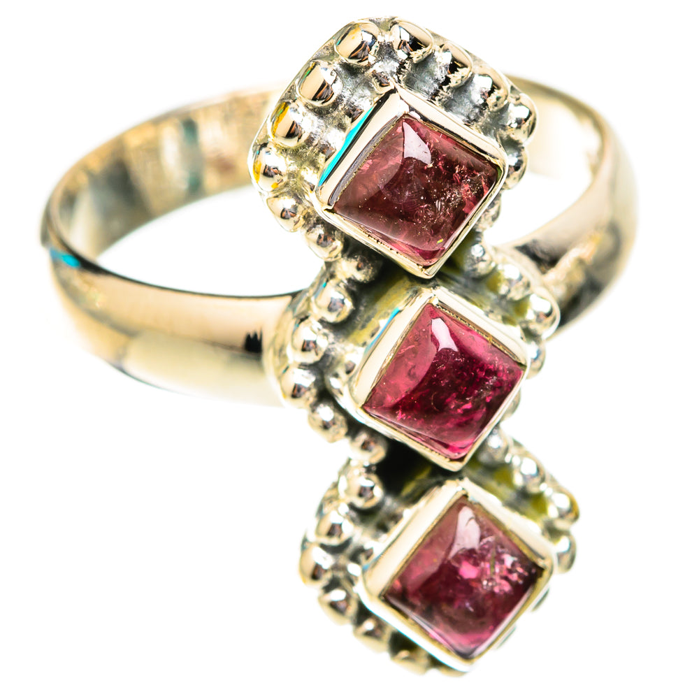 Pink Tourmaline Rings handcrafted by Ana Silver Co - RING118672 - Photo 2