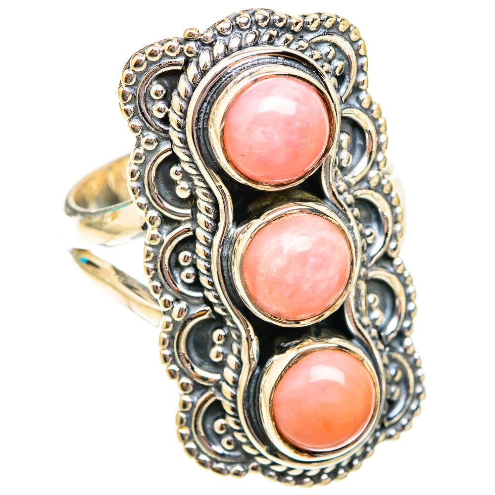 Pink Opal Rings handcrafted by Ana Silver Co - RING118673 - Photo 2