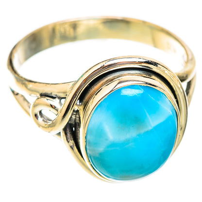 Larimar Rings handcrafted by Ana Silver Co - RING118687 - Photo 2