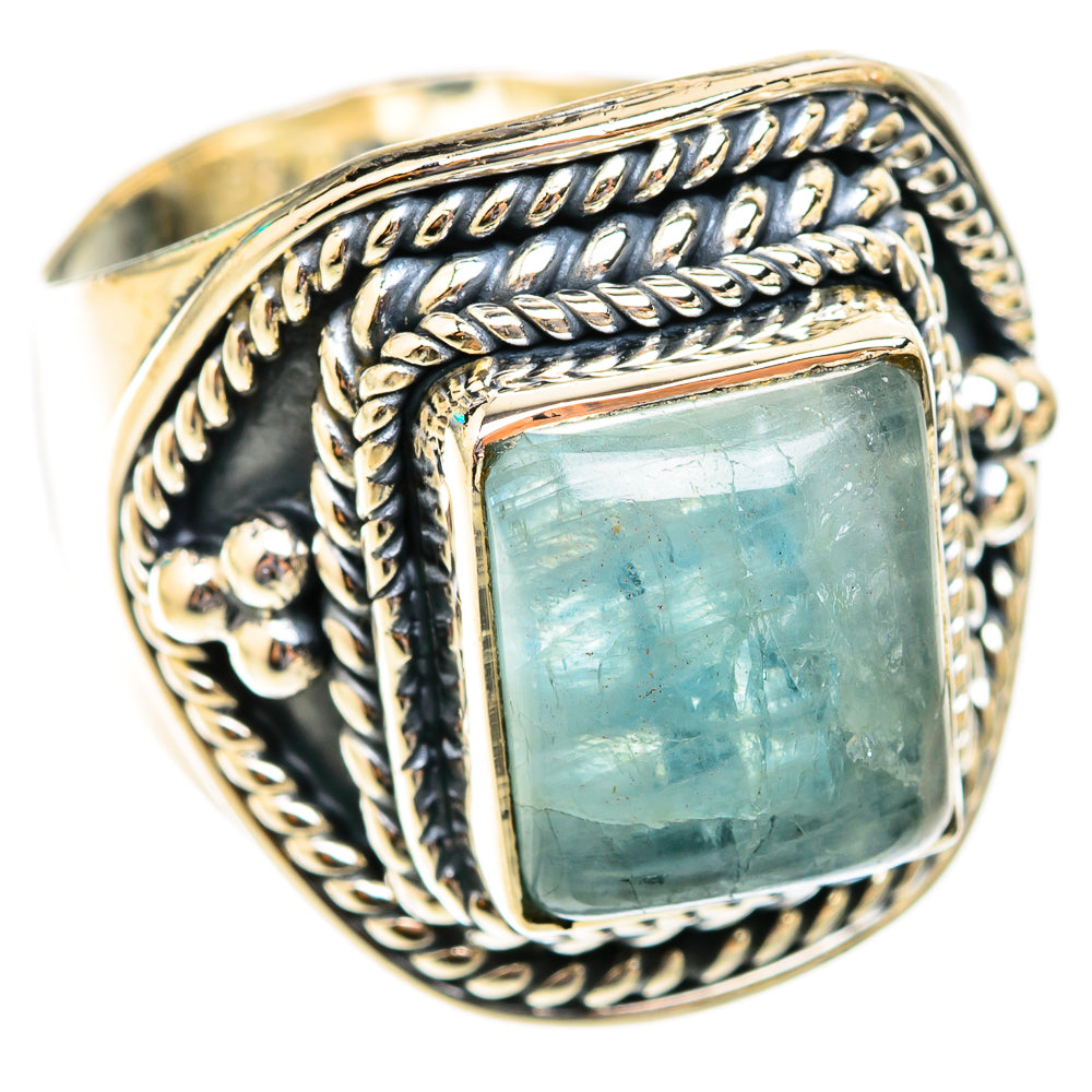 Aquamarine Rings handcrafted by Ana Silver Co - RING118688 - Photo 2