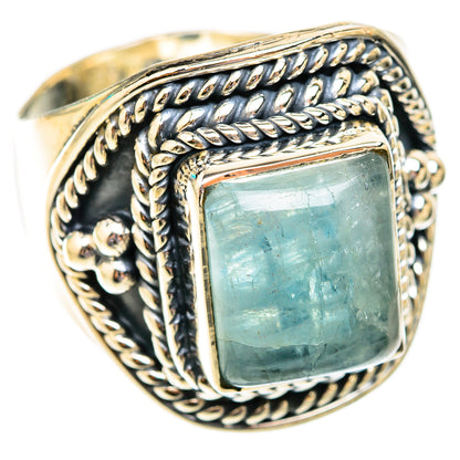Aquamarine Rings handcrafted by Ana Silver Co - RING118688 - Photo 2