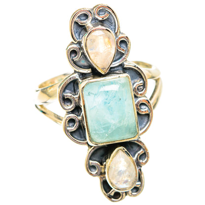 Aquamarine Rings handcrafted by Ana Silver Co - RING118724 - Photo 2