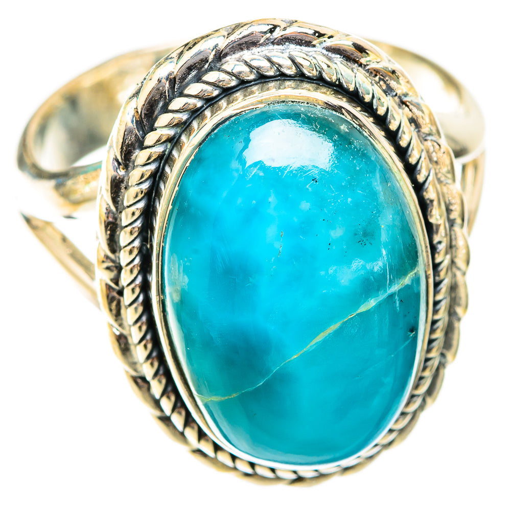 Larimar Rings handcrafted by Ana Silver Co - RING118725 - Photo 2