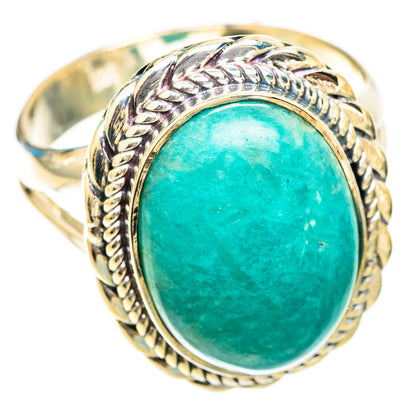 Amazonite Rings handcrafted by Ana Silver Co - RING118736 - Photo 2