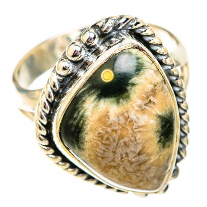 Ocean Jasper Rings handcrafted by Ana Silver Co - RING118737 - Photo 2