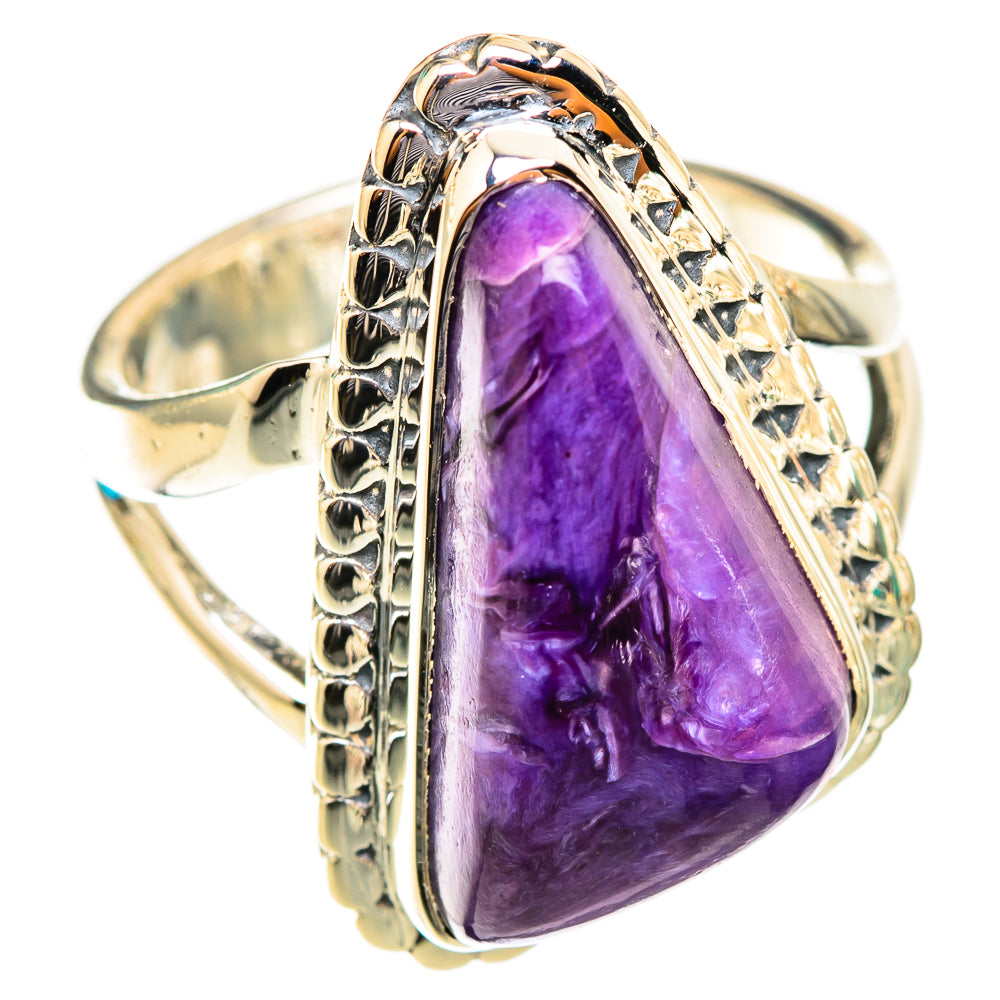 Charoite Rings handcrafted by Ana Silver Co - RING118742 - Photo 2