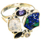 Azurite Rings handcrafted by Ana Silver Co - RING118746 - Photo 2