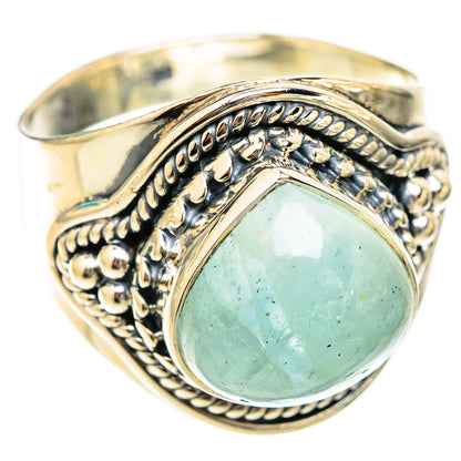 Aquamarine Rings handcrafted by Ana Silver Co - RING118753 - Photo 2
