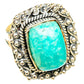 Amazonite Rings handcrafted by Ana Silver Co - RING118754 - Photo 2