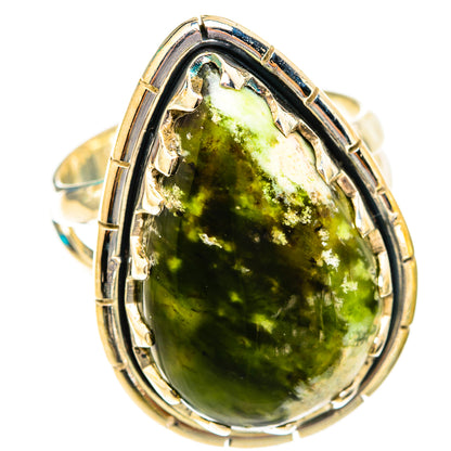 Australian Green Opal Rings handcrafted by Ana Silver Co - RING118755 - Photo 2