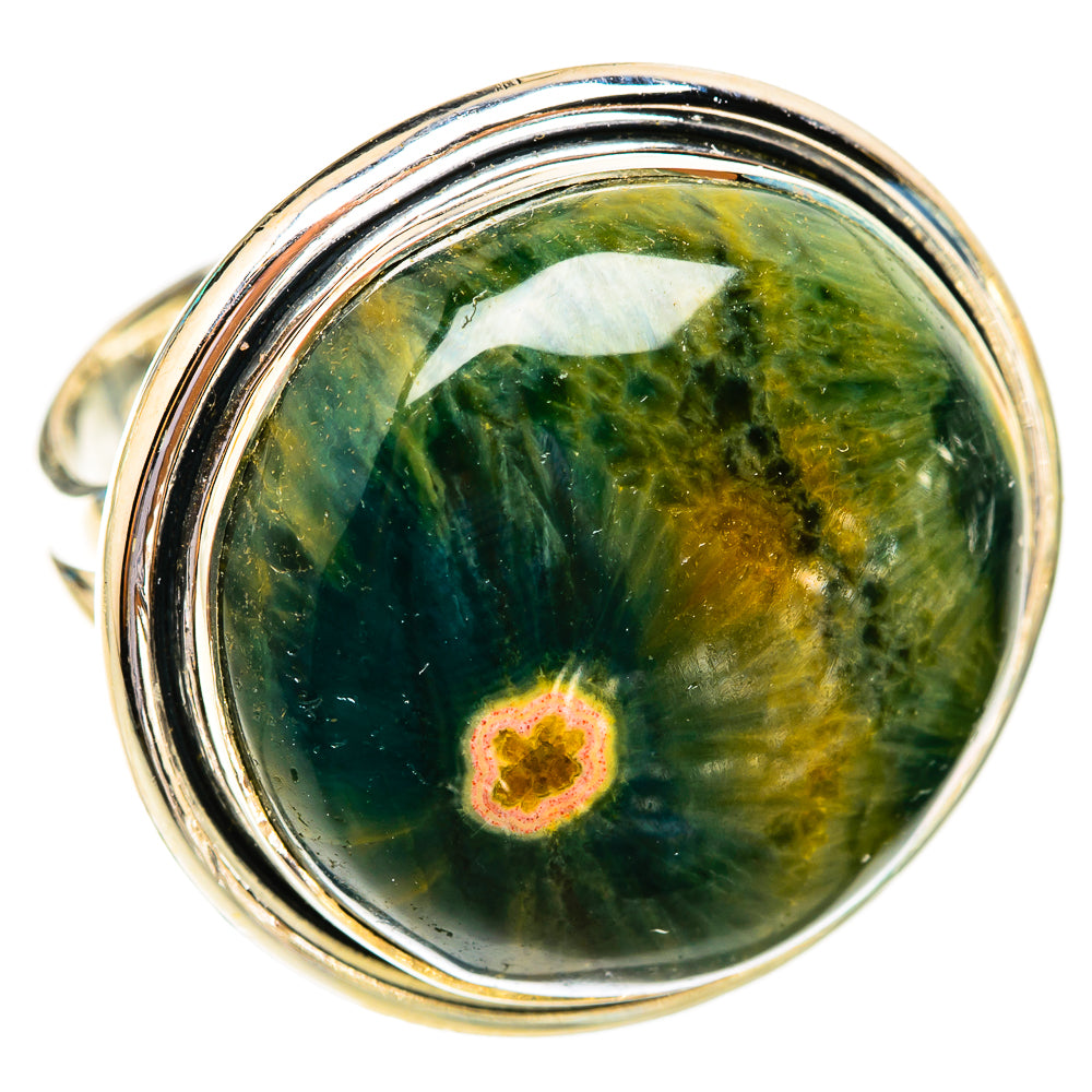 Ocean Jasper Rings handcrafted by Ana Silver Co - RING118759 - Photo 2