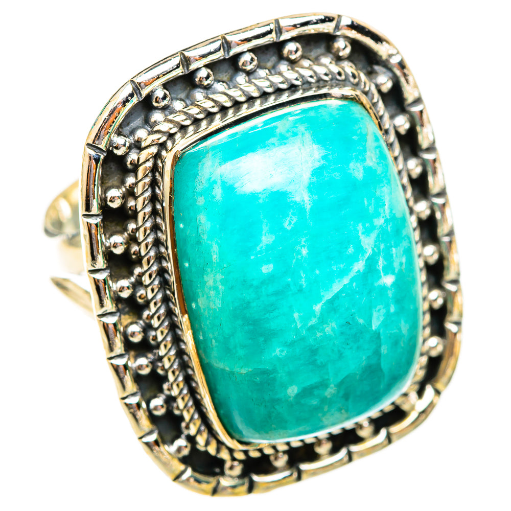 Amazonite Rings handcrafted by Ana Silver Co - RING118762 - Photo 2