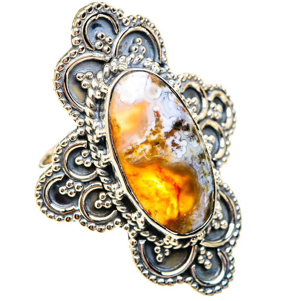 Ocean Jasper Rings handcrafted by Ana Silver Co - RING118763 - Photo 2