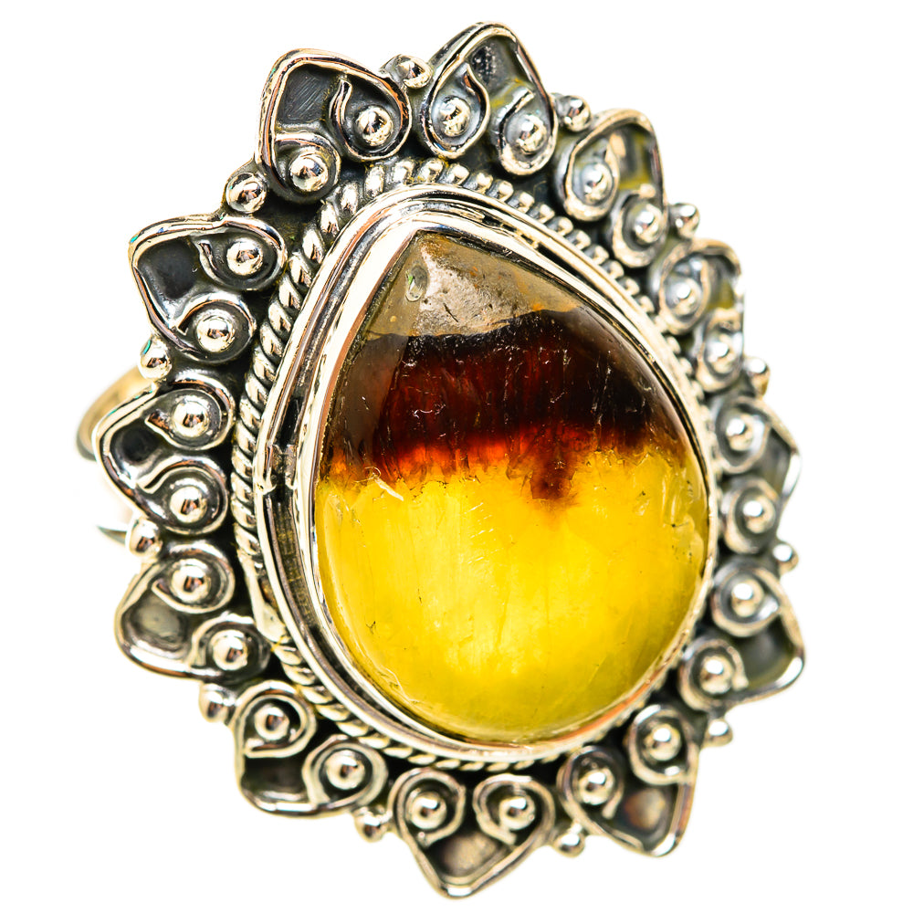 Septarian Nodule Rings handcrafted by Ana Silver Co - RING118765 - Photo 2