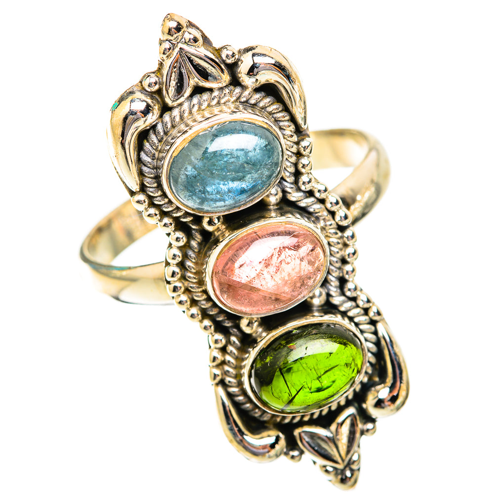 Tourmaline Rings handcrafted by Ana Silver Co - RING118781 - Photo 2