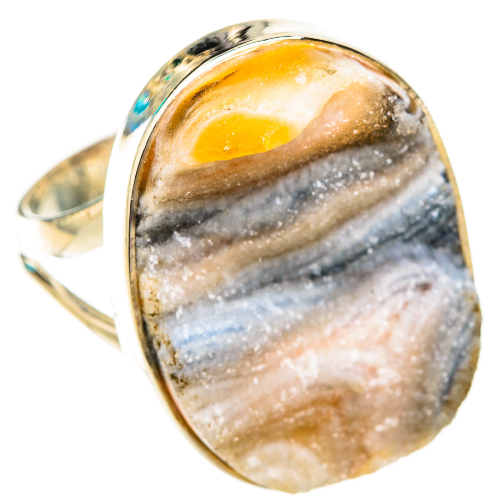 Desert Druzy Rings handcrafted by Ana Silver Co - RING118784 - Photo 2
