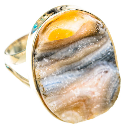 Desert Druzy Rings handcrafted by Ana Silver Co - RING118784 - Photo 2