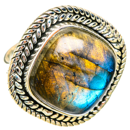 Labradorite Rings handcrafted by Ana Silver Co - RING118792 - Photo 2