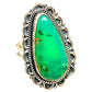 Chrysoprase Rings handcrafted by Ana Silver Co - RING118799 - Photo 2