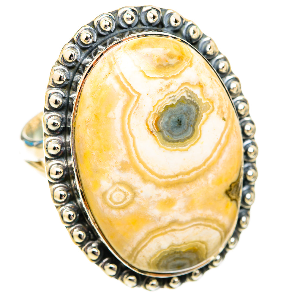 Ocean Jasper Rings handcrafted by Ana Silver Co - RING118803 - Photo 2