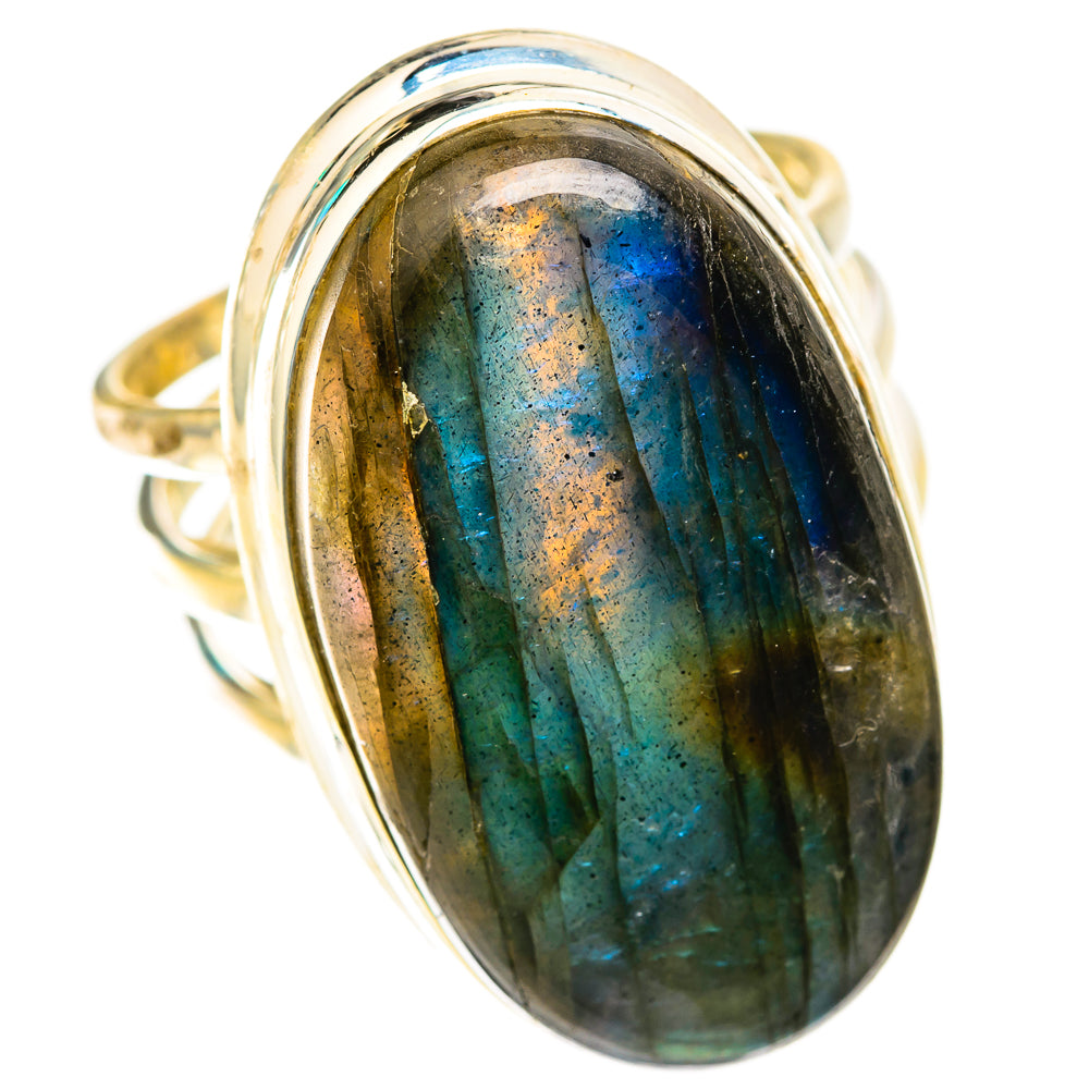 Labradorite Rings handcrafted by Ana Silver Co - RING118814 - Photo 2