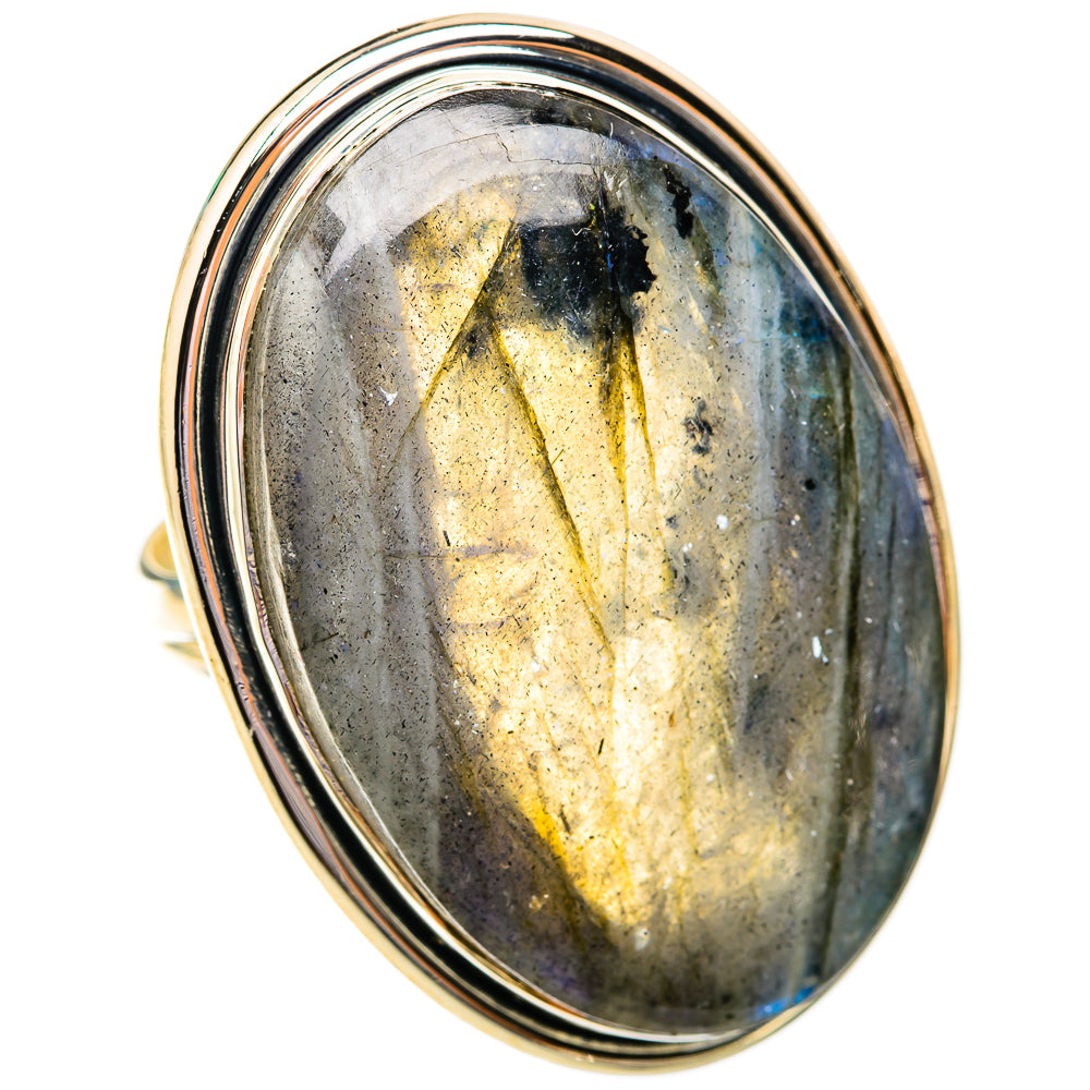 Labradorite Rings handcrafted by Ana Silver Co - RING118824 - Photo 2