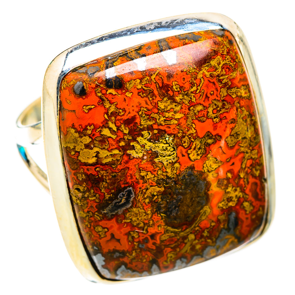Moroccan Agate Rings handcrafted by Ana Silver Co - RING118834 - Photo 2