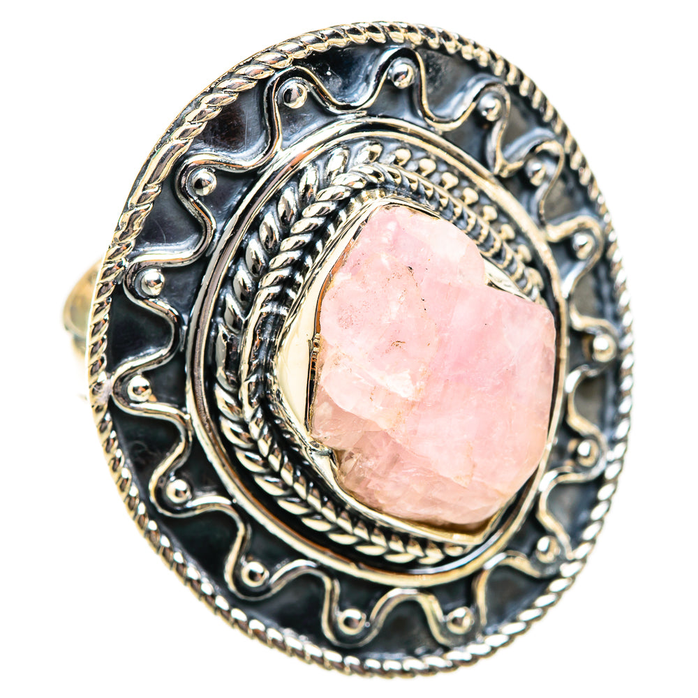 Rose Quartz Rings handcrafted by Ana Silver Co - RING118837 - Photo 2