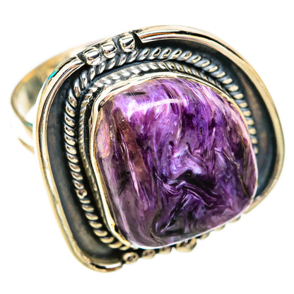 Charoite Rings handcrafted by Ana Silver Co - RING118839 - Photo 2