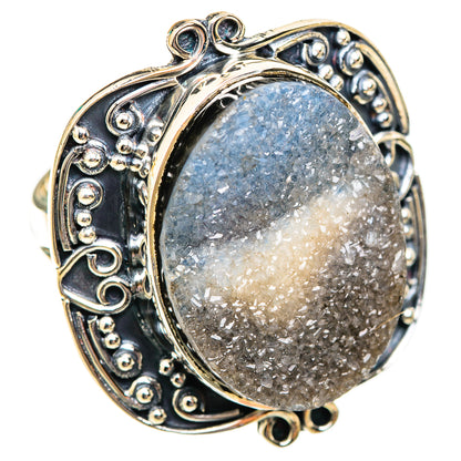 Desert Druzy Rings handcrafted by Ana Silver Co - RING118850 - Photo 2