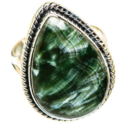 Seraphinite Rings handcrafted by Ana Silver Co - RING118863 - Photo 2
