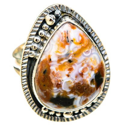 Ocean Jasper Rings handcrafted by Ana Silver Co - RING118865 - Photo 2