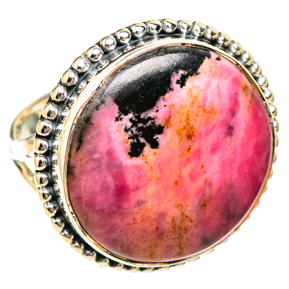 Rhodonite Rings handcrafted by Ana Silver Co - RING118870 - Photo 2
